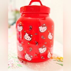 Hello Kitty Red Jar